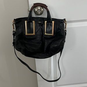 EUC Chloe Ethel Black Satchel